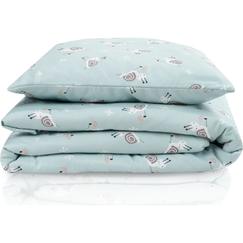 Julius Zollner Gultas veļas komplekts JERSEY Schnecke, 100/135+40/60