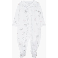 Livly Clothing Rāpulis Livly Alphabet Flowers Sara Ruffled Footie