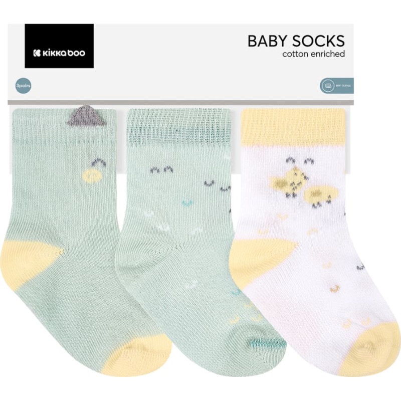 Baby socks with 3D ears Sleepy Sheep 6-12m