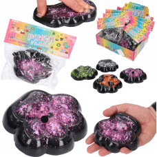 GNIOTEK SQUISHY ŁAPKA BROKATOWA