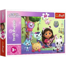 TREFL GABBY´S DOLLHOUSE Пазл Кукольный домик Габби, 30 шт.