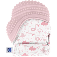 Silicone Mitten Flamingo Pink
