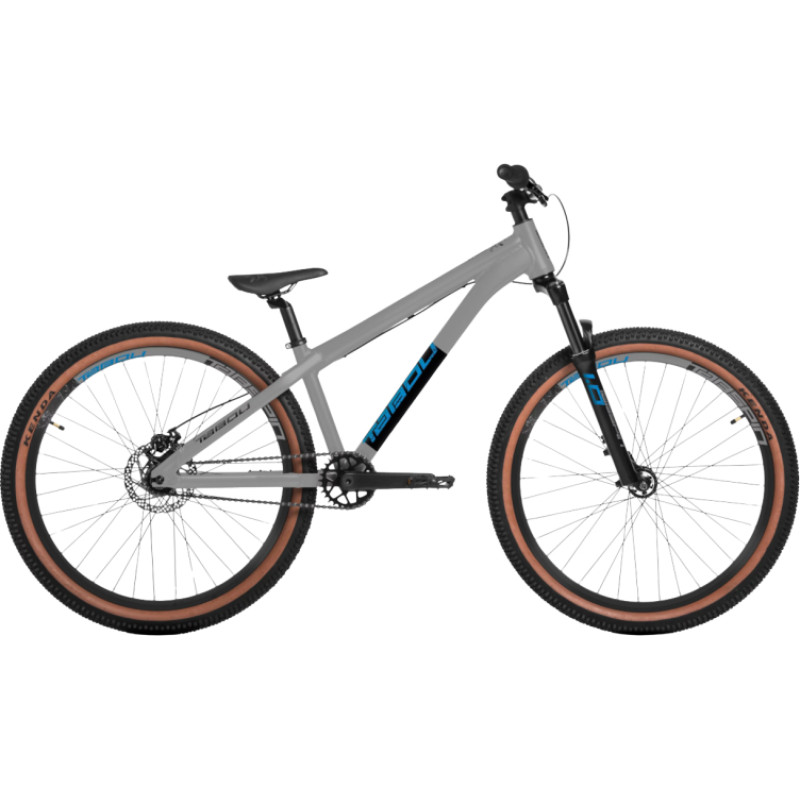 Tabou Велосипед Tabspin 1.0, 26", серо-чёрный (L)