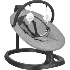 KIKKABOO Электронные детские качели Zazu – серые