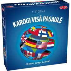 Tactic настольная игра – ФЛАГИ МИРА, на латышском яз.