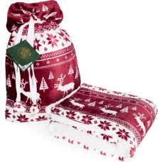 GIFT BLANKET SACO IN A BAG 127X152 PAT.004 BURGUNDY