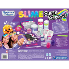 Clementoni Naukowa Zabawa Lab 50636 Super Kolorowe Slime