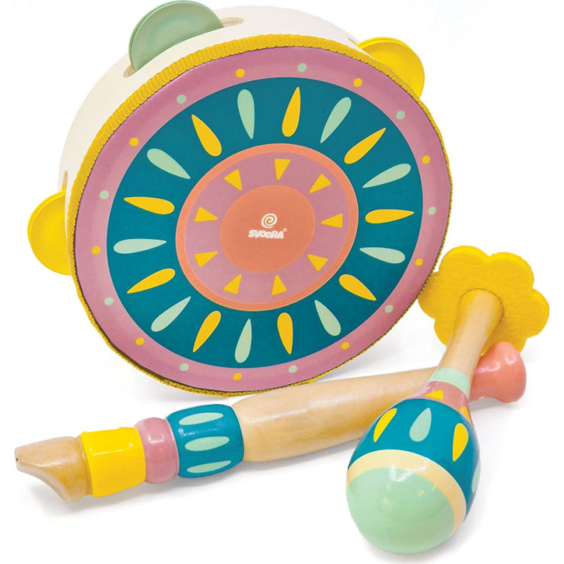 Svoora wooden musical set, Peacock