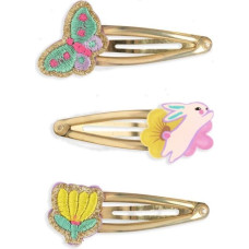 Djeco Plume - Садовая коллекция - Заколки для волос - Pensee (3 шт.)