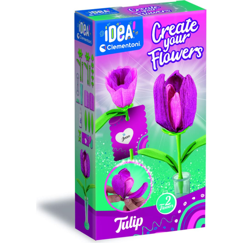 Clementoni IDEA crate your flowers, Tulip, 18878