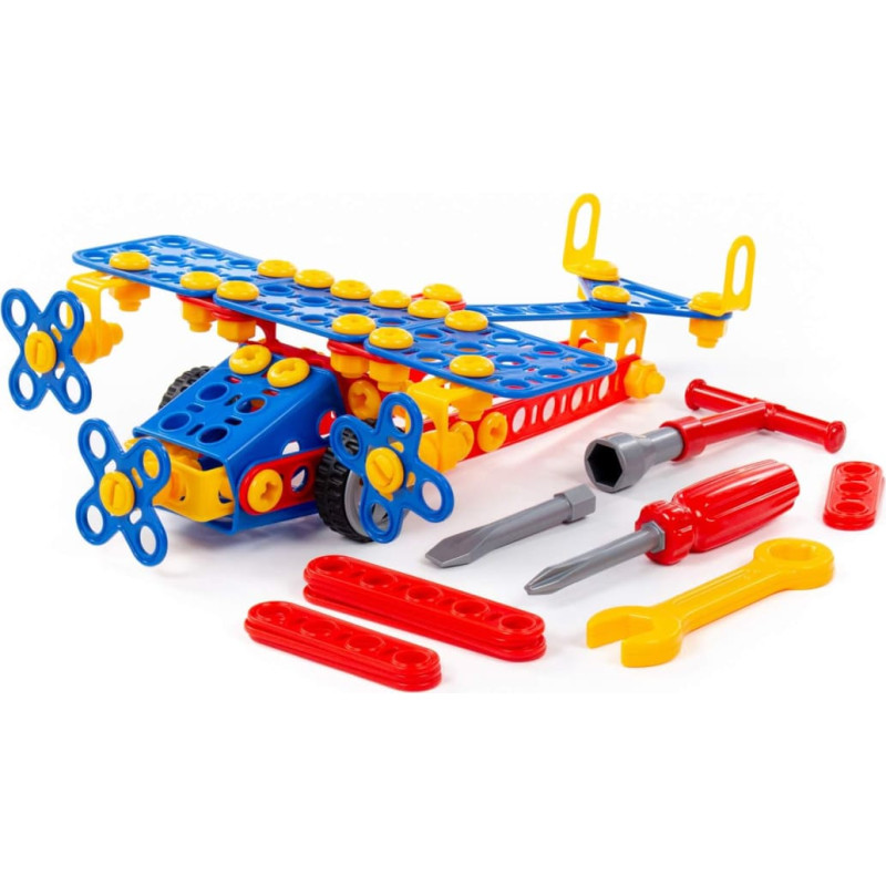 Polesie Конструктор Самолет 144 эл. (в мешке) 55019