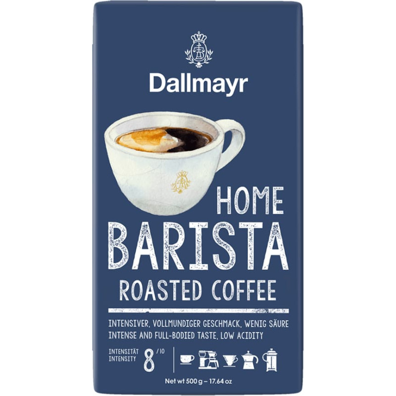 Dallmayr Молотый кофе Home Barista Roasted, 500g