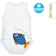 Growing body Bio Cotton Summer 0-36m fish
