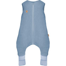 Sleeping bag with legs muslin 0,5 TOG Malaga 2-4y baby blue