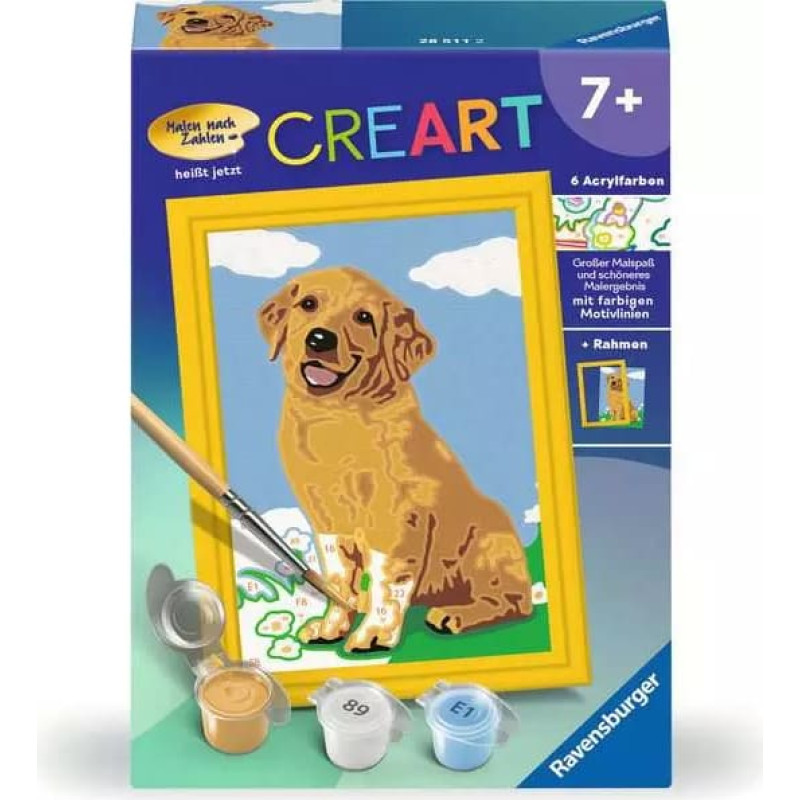 Ravensburger Раскраска 12x8,5 см Золотистый ретривер