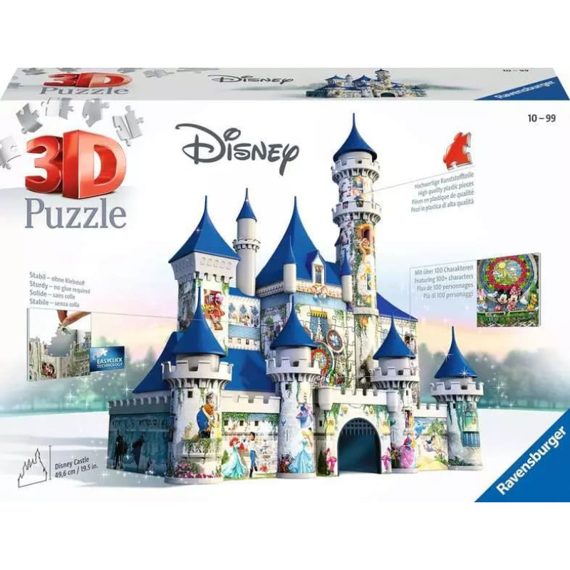 Ravensburger 3D пазл Диснеевский замок, 216 элементов, 12+