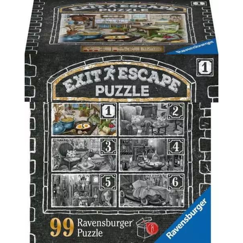 Ravensburger Пазл Escape, 99 деталей: Кухня (12+)