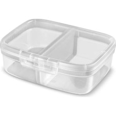 Curver Прямоугольный контейнер для хранения продуктов с разделителем 3,3 л Snap Box прозрачный