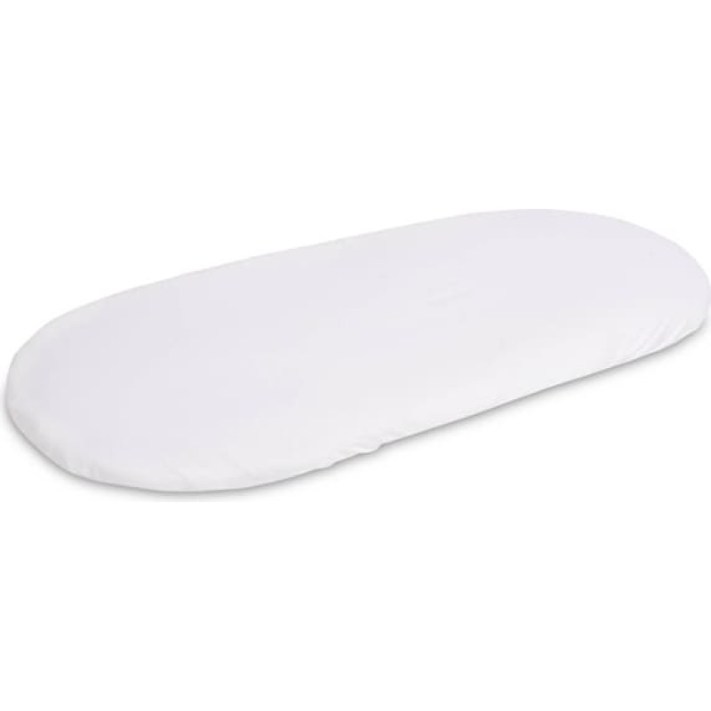 Sensillo Palags jersī ratiņu matracim 75x35 cm SILLO-2190 WHITE