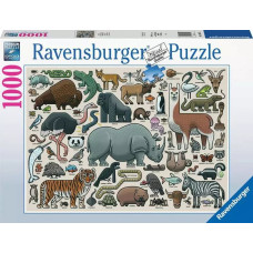 Ravensburger Пазл 1000 Твоё дикое животное