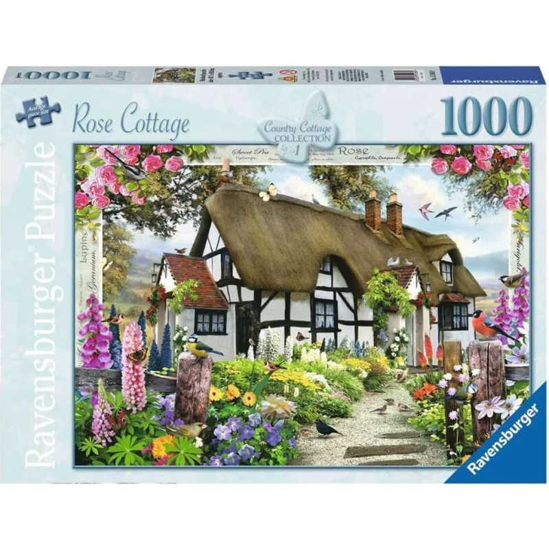 Ravensburger Пазл 1000 Коттедж роз