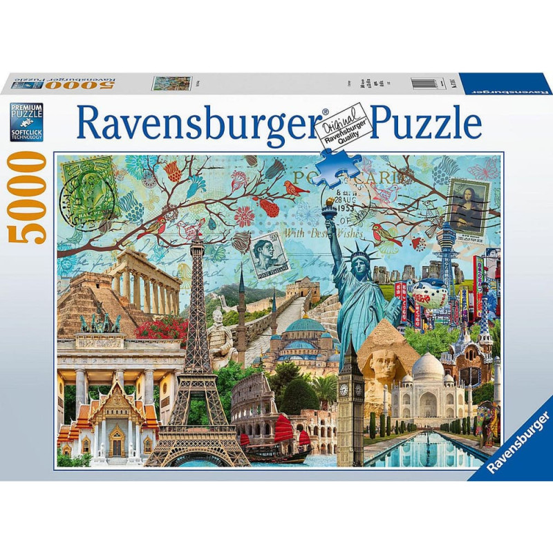 Ravensburger Пазл 5000 Коллаж больших городов