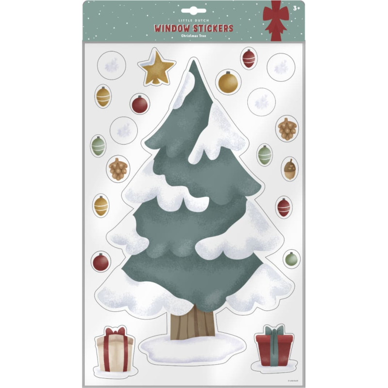 Little Dutch Оконные наклейки &ndash; Новогодняя ёлка