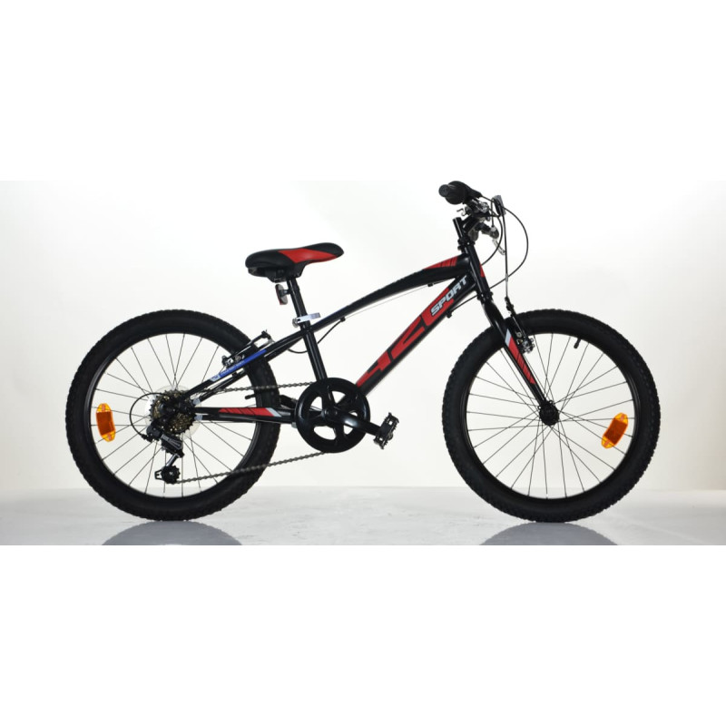 Dino Bikes Детский велосипед 20" ''420 SPORT'', черный/красный, 6 скоростей