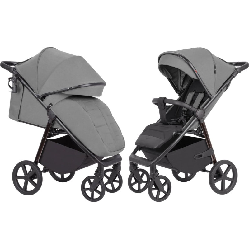 Carrello Baby Детская коляска Bravo plus CRL-5515 Forest Grey