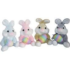 ZAJĄC Z TĘCZOWĄ PISANKĄ 4 KOLORY