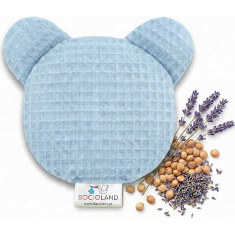 Bocioland 2643 HOT WATER BOTTLE BEAR WAFFLE 180G BLUE BL264