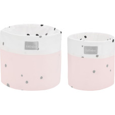 Nursery basket set 2 pcs - 22cm and 18cm Bear with me Pink