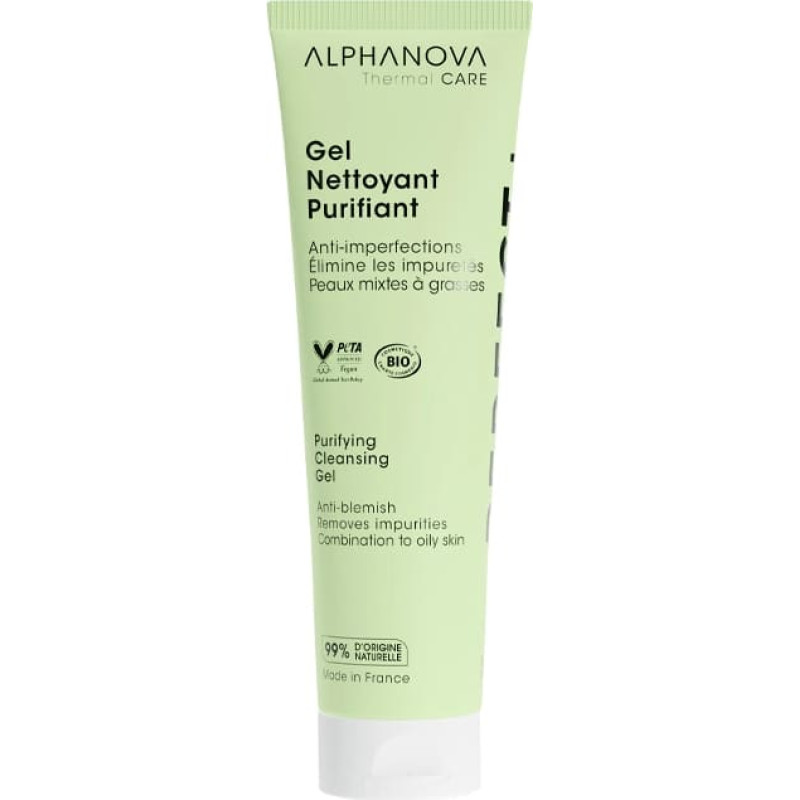 Alphanova PERFECT+ Очищающий гель для жирной кожи С ЯНТАРНОЙ КИСЛОТОЙ И ЦИНКОМ PCA 150 МЛ