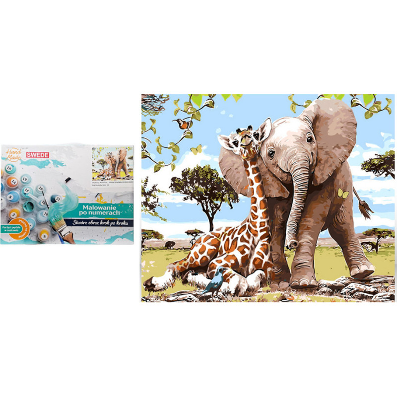 Other Painting by the numbers - 07213 - ELEPHANT & GIRAFFE