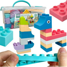 Woopie Klocki Soft Blocks Zestaw 99 Element&oacute;w w Pudełku