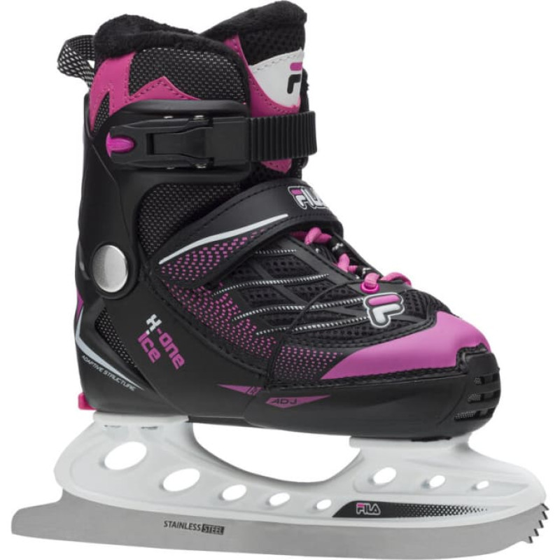 Fila Laste j&auml;&auml;uisud FILA X-One Ice G Black/Pink, suurus S32 (29-32) (stp 17-19 cm)