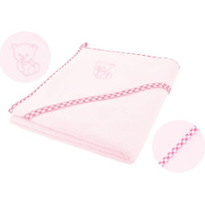 Sensillo Lamb soft bath towel – pink, 100x100, BOC0111