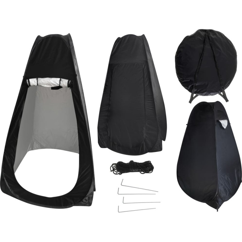Палатка – душ, раздевалка, переносной туалет, чёрная