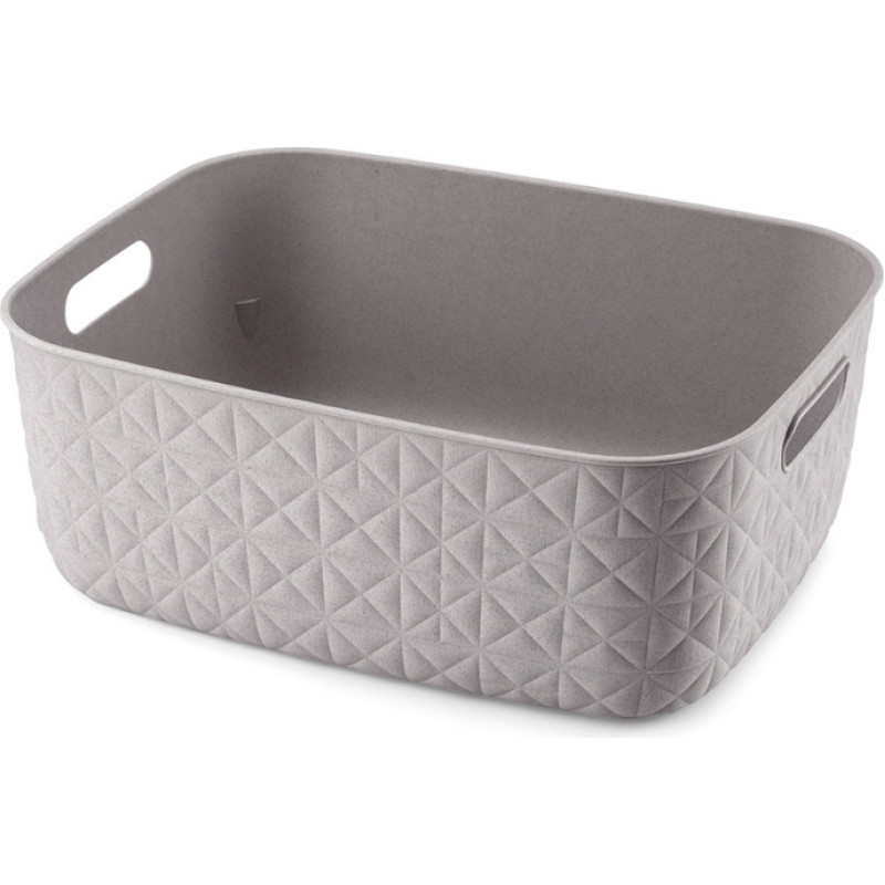 Curver Корзина Softex M 12,5L 37,9x29,2x14,3cm серо-коричневая