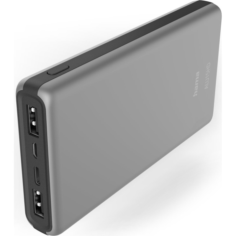 Hama 00201656 Power bank 15000 mAh LiPo USB type A, USB-C