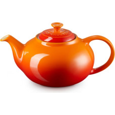 Le Creuset Чайник керамический 1,3л оранжевый