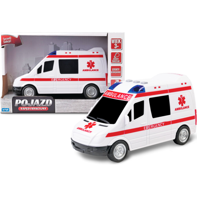Artyk 143007 Pojazd z napędem frykcyjnym Karetka Pogotowia