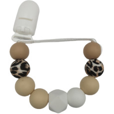 Baby In World BABY 01439 Zawieszka do smoczka Kryształ SAND/WHITE