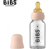 BIBS Детская бутылочка стеклянная 110ml Blush