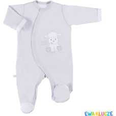 Ubranka EWA 852618 NEWBORN Pajac szary 50