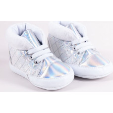 Yo Baby SCORPIO OBO-191G Buciki srebrne dziewczęce 0-6m