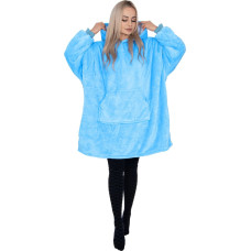 Springos Одеяло с капюшоном большого размера hoodie blanket Springos HA7319  морской синий