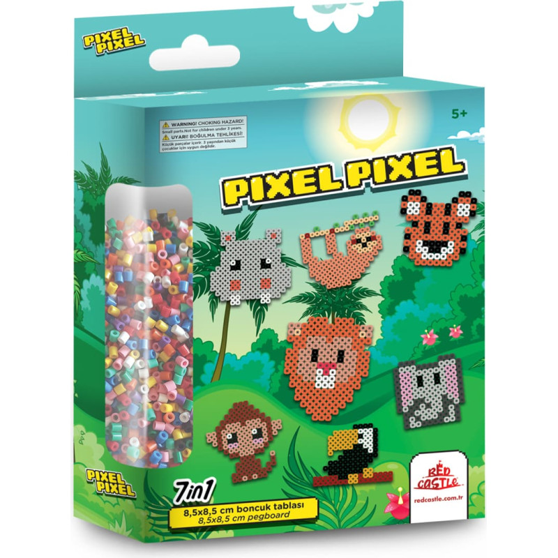 Red Castle Iron on beads, Safari