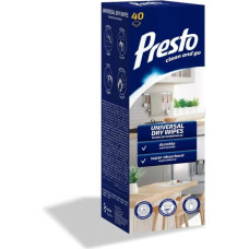 Presto Салфетки универсальные в рулоне 40 шт., в коробке.
