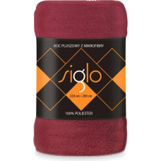 BLANKET SIGLO 220X200 BURGUNDY 240g/m2 POLYESTER